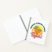 Carnet Sunrise-Sunburn-Sunset-Repeat | Palmiers d'or (Intérieur)