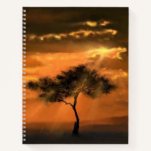 Carnet Sunrise Tree (Devant)