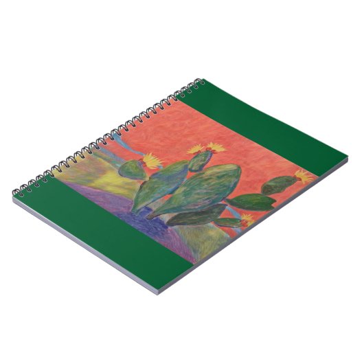 Carnet Sunset Cactus (Côté gauche)