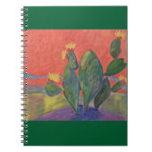Carnet Sunset Cactus (Devant)