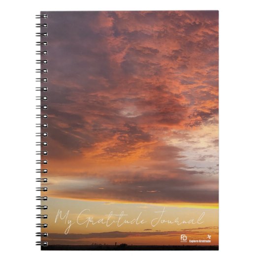Carnet Sunset Cover Gratitude Notebook (Devant)