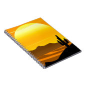 Carnet Sunset du désert du sud-ouest avec Mesas (Côté Droit)