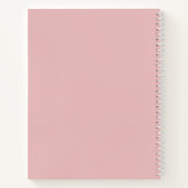 Carnet Sunset Kangaroo Australie Accent rose écriture (Dos)