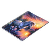 Carnet Sunset Lake River Unicorn Seven (Côté gauche)