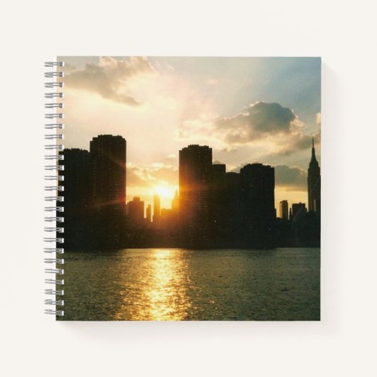 Carnet Sunset New York (Devant)