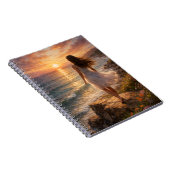 Carnet Sunset Ocean Aesthetic Spiral Photo Notebook (Côté Droit)