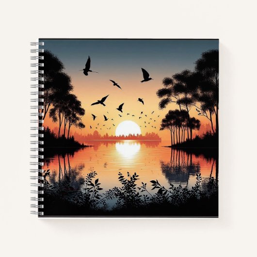Carnet Sunset Serenity  (Devant)