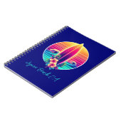 Carnet Sunset Surfboard Paradise - (Côté gauche)