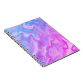 Carnet Sunset Swirl violet rose et bleu (Côté Droit)