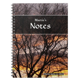 Carnet Sunset Tree