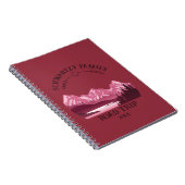 Carnet Sunset vintage Red Mountain Lake (Côté Droit)
