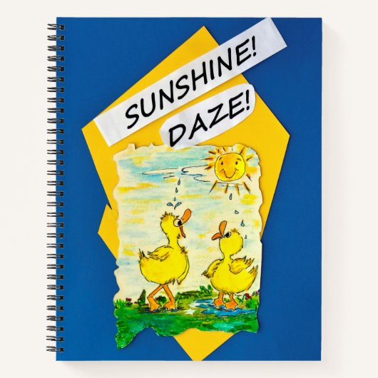 Carnet Sunshine Daze (Devant)