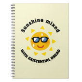 Carnet Sunshine Mixed with Existential Dread (Devant)