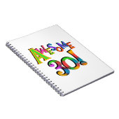 Carnet Super 30 T-shirts et cadeaux d'anniversaire (Côté Droit)