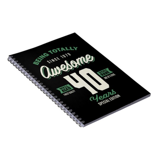 Carnet Super 40 ans (Côté Droit)