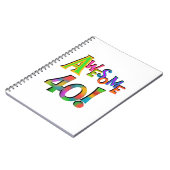 Carnet Super 40 T-shirts et cadeaux d'anniversaire (Côté gauche)