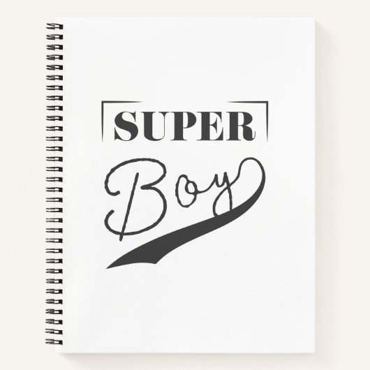 Carnet Super Boy (Devant)