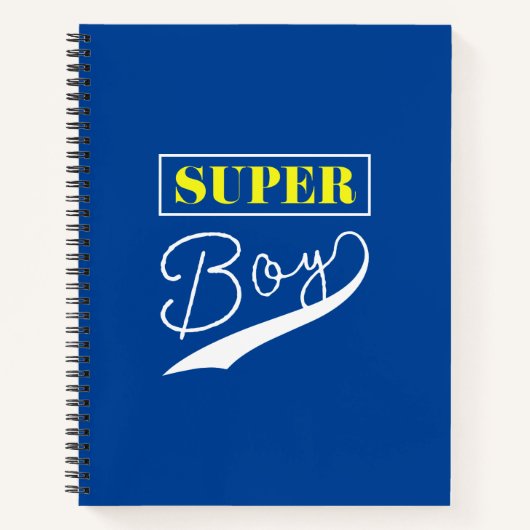 Carnet Super Boy (Devant)