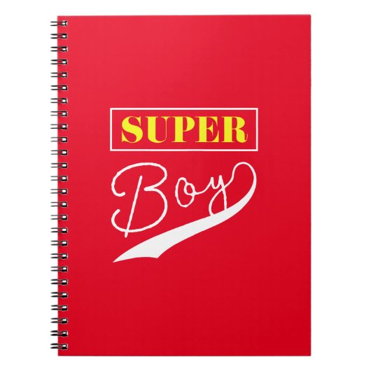 Carnet Super Boy (Devant)