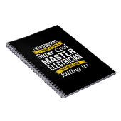 Carnet Super Cool Master Electrician Funny Cadeau (Côté Droit)