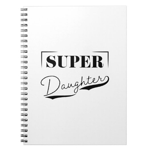 Carnet Super Daughter (Devant)