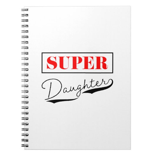 Carnet Super Fille (Devant)
