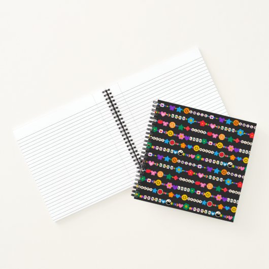 Carnet Super Good Vibes Love Smile Perles rétro (Intérieur)
