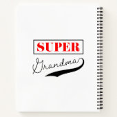 Carnet Super grand-mère (Dos)