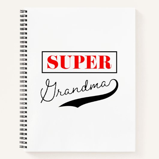 Carnet Super grand-mère (Devant)