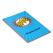 Carnet Super Héros Classic Bam ! Bulle d'action (Côté Droit)