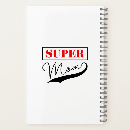 Carnet Super Maman (Verso)