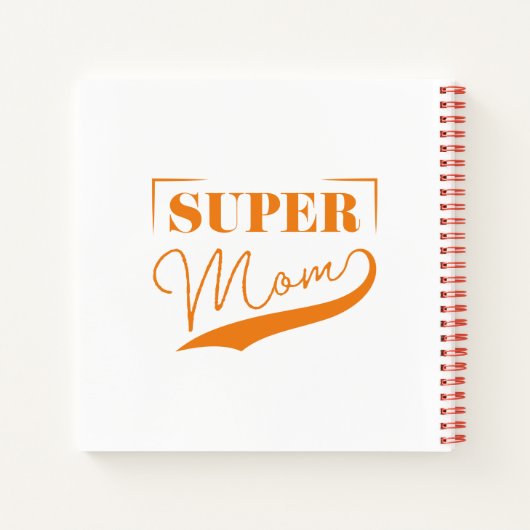 Carnet Super Maman (Dos)