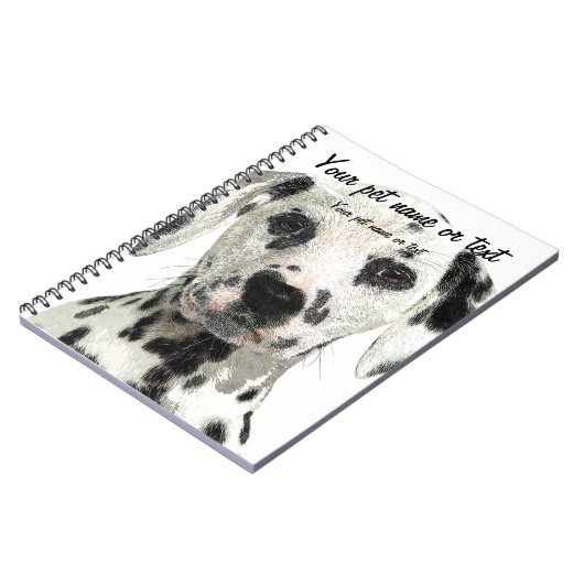 Carnet Super mignon, Chien dalmate chiot (Côté gauche)