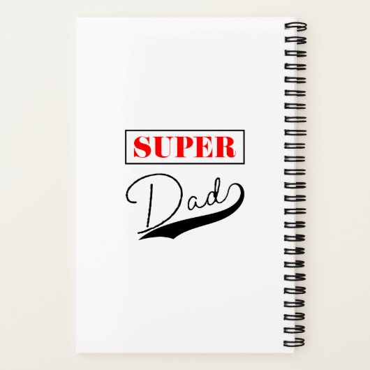 Carnet Super Papa  (Verso)