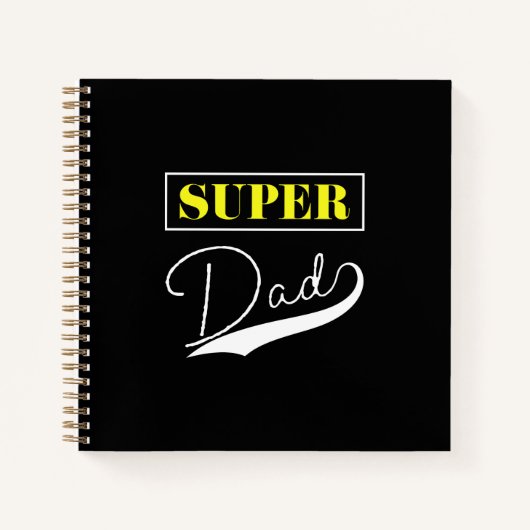 Carnet Super papa (Devant)