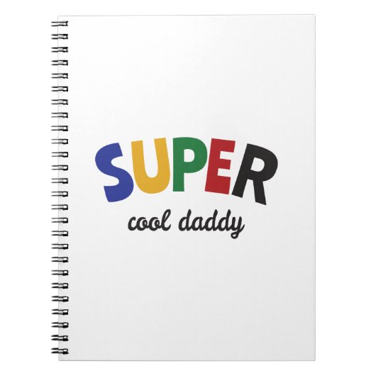 Carnet Super papa cool (Devant)