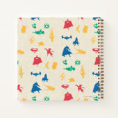 Carnet Super Pets & Justice League Motif Silhouette (Dos)