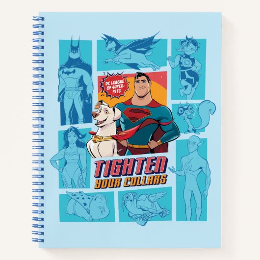 Carnet Super Pets & Justice League - Serrez vos colliers (Devant)