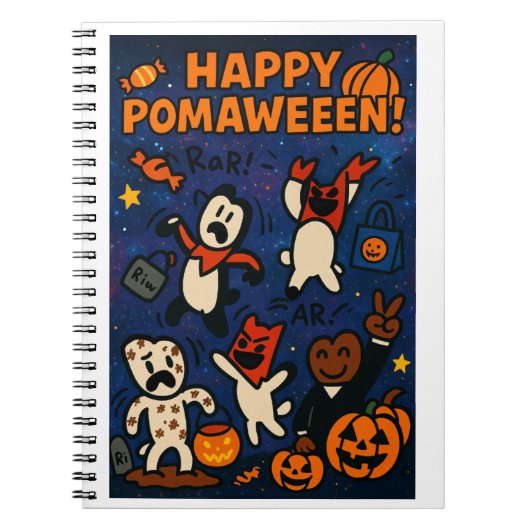 Carnet Super Pom Pomaween (Devant)