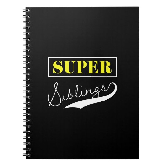Carnet Super sibling (Devant)