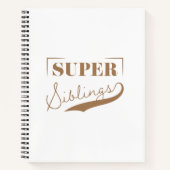 Carnet Super sibling (Devant)