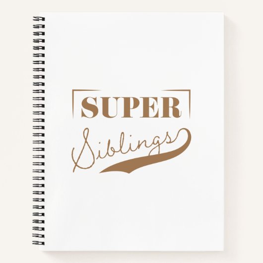 Carnet Super sibling (Devant)