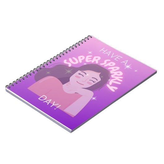 Carnet Super Sparkly Day (Côté gauche)