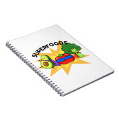 Carnet Superaliments Jeu de mots drôle de légume (Côté Droit)