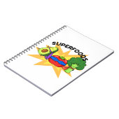 Carnet Superaliments Jeu de mots drôle de légume (Côté gauche)