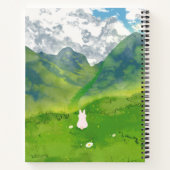 Carnet Superbe lapin en vue montagne (Dos)