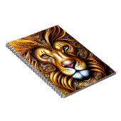 Carnet Superbe Lion d'Or (Côté Droit)