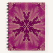Carnet Superbes teintes violettes de fleurs exotiques (Devant)