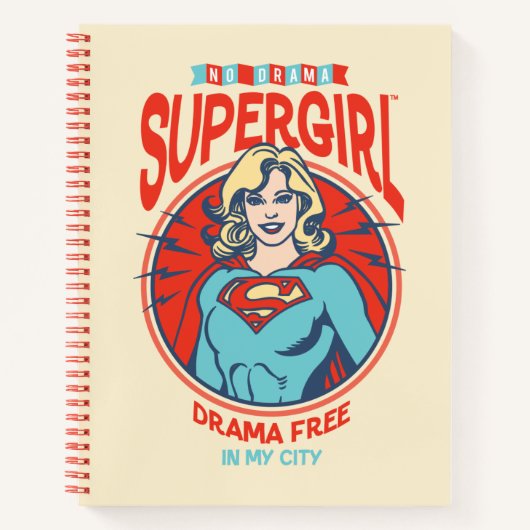 Carnet Supergirl Drame Gratuit Dans Ma Ville (Devant)