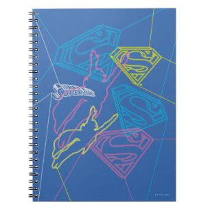 Carnet Supergirl et logo en couleurs